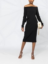 Thumbnail for your product : P.A.R.O.S.H. Proto off-shoulder dress