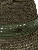 Thumbnail for your product : Maison Michel Green Straw Charles hat