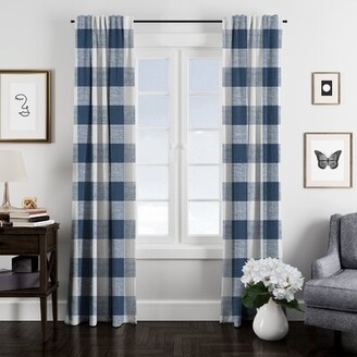 Gracie Oaks Rothana 100% Cotton Plaid Room Darkening Rod Pocket Single  Curtain Panel - ShopStyle