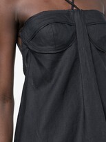 Thumbnail for your product : Cult Gaia Brea scoop-back linen dress
