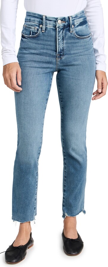 Good American Good Legs Straight Jeans