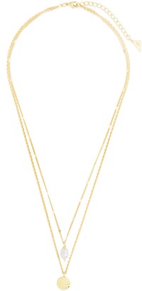 Sterling Forever Venetia Layered Pendant Necklace