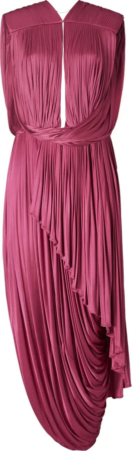 Tory Burch Draped Midi Dress