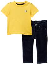 Thumbnail for your product : True Religion Short Sleeve Tee & Jeans Set (Baby Boys)