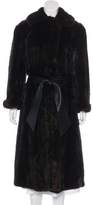 Thumbnail for your product : Bergdorf Goodman Mink Belted Coat