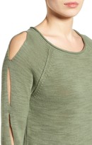 Thumbnail for your product : Caslon Open Sleeve Cotton Pullover