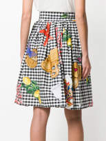 Thumbnail for your product : Dolce & Gabbana printed gingham skirt