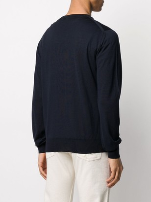 Brioni Long-Sleeve Fitted Jumper