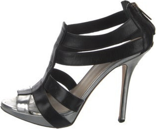 Christian Dior Leather Gladiator Sandals - ShopStyle