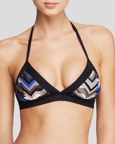 Thumbnail for your product : Vitamin A Sportif Rothko Halter Bralette Bikini Top