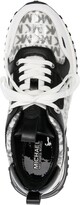 Thumbnail for your product : MICHAEL Michael Kors Two-Tone Monogram-Print Sneakers