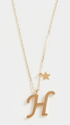 Shashi Letter Pendant with Star Charm