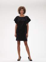 Thumbnail for your product : Gap Velvet Print Ruffle Sleeve Dress
