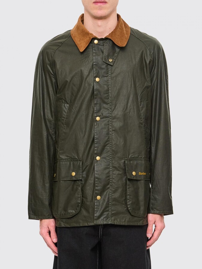 Barbour Jacket Men color Olive