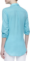 Thumbnail for your product : Eileen Fisher Organic Cotton Boxy Long-Sleeve Shirt