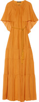 Thumbnail for your product : Rachel Zoe Melina cape-effect silk-chiffon maxi dress