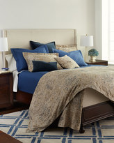 Thumbnail for your product : Ralph Lauren Corso Campania Blue Velvet Pillow, 15" x 20"