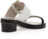 Thumbnail for your product : Jason Wu Bicolor Buckled Double-Band Sandal