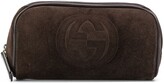 Thumbnail for your product : Gucci Pre-Owned 2000 Embossed Logo Cosmetic Pouch
