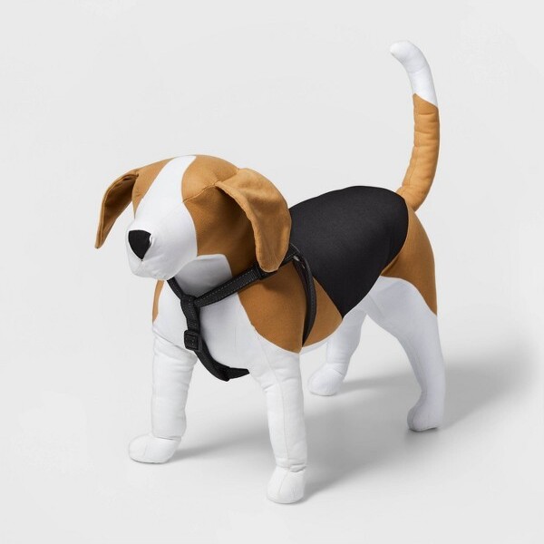 Core Reflective Step in Dog Adjustable Harness Black Boots