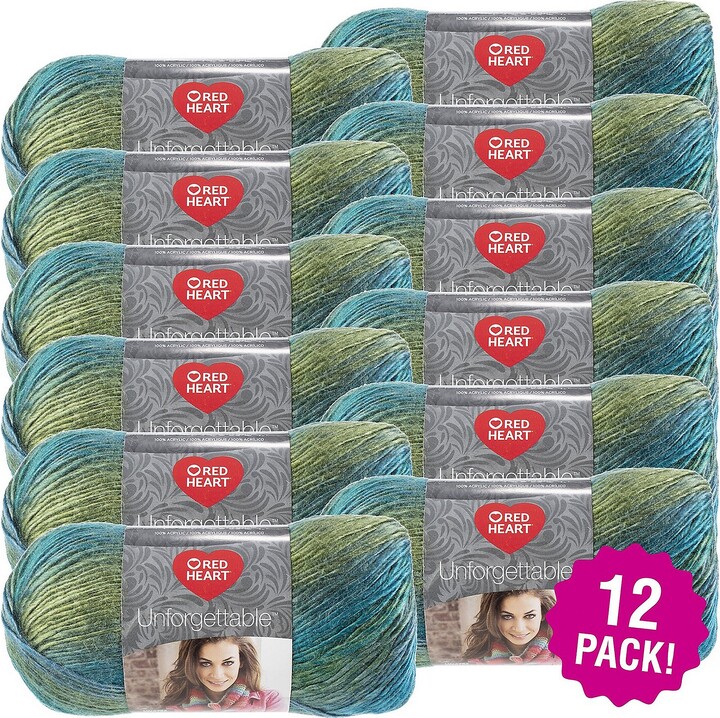 Red Heart Multipack of 12 Tidal Boutique Unforg ettable Yarn