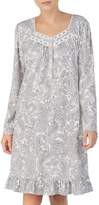 Thumbnail for your product : Aria Paisley Long-Sleeve Short Nightgown