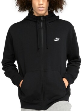 black full zip nike hoodie