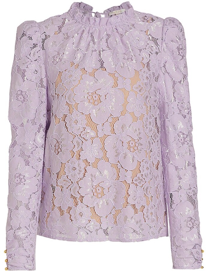 Lavender Lace Top | Shop the world's largest collection of fashion |  ShopStyle