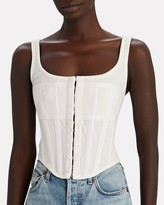 Thumbnail for your product : Dion Lee Rib Knit Corset Tank Top
