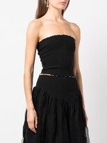 Thumbnail for your product : Marc Le Bihan Raw-Edge Fitted Bodice