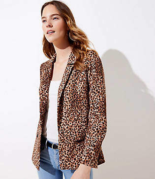 loft leopard jacket
