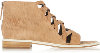 Tibi Cosima textured-leather sandals