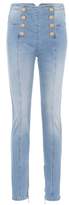 Balmain High-wisted skinny jeans 