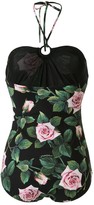 Thumbnail for your product : Dolce & Gabbana Tropical Rose Print Swimsuit