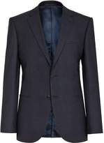 Thumbnail for your product : Reiss Judge B - Checked Wool Blazer in Navy