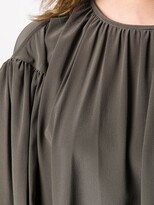 Thumbnail for your product : Lemaire Silk Oversized Long-Sleeve Blouse