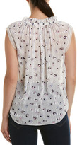 Thumbnail for your product : Rebecca Taylor Printed Silk Top