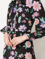 Thumbnail for your product : Olivia Rubin Floral Silk Shirt Dress