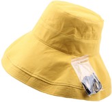 Thumbnail for your product : FENGFA Summer Ladies Bucket Hat Sun Hat Foldable Wide Brim Travel Beach Bush Cap (Beige)