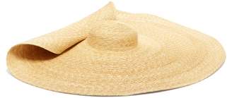 Jacquemus Bomba Extra Large Straw Hat - Womens - Beige