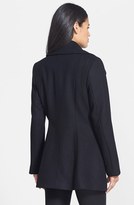 Thumbnail for your product : Trina Turk Angle Seam Wool Blend Peacoat