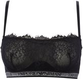 Thumbnail for your product : Emporio Armani Visibilty lurex lace underwired bralette