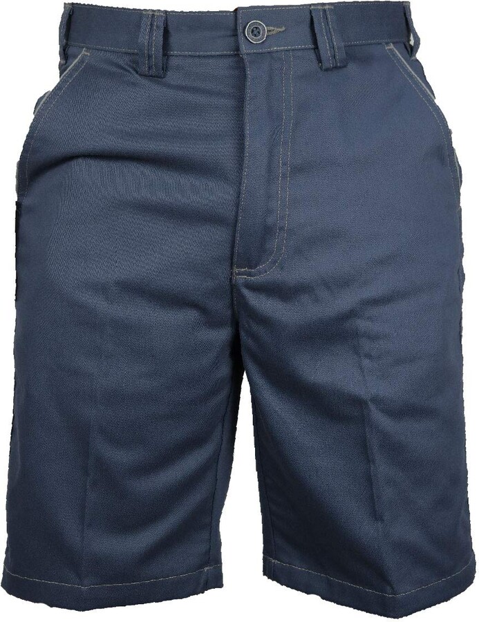 MB CLOTHING Expandable Waist Chino Shorts Classic Side Elastic Waist Chinos Concealed SEMI Side