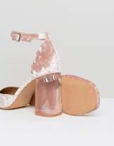 Thumbnail for your product : ASOS Prima Donna Clear Block Heels