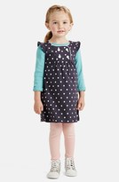Thumbnail for your product : Tea Collection 'Pünktchen' Flutter Sleeve Dress (Toddler Girls, Little Girls & Big Girls)