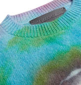 Thumbnail for your product : The Elder Statesman Tie-dyed Cashmere Sweater - Multi