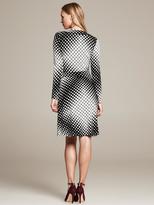 Thumbnail for your product : Banana Republic Gemma Diamond Print Wrap Dress
