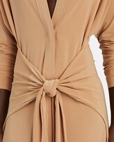 Thumbnail for your product : Norma Kamali Tie-Waist Polo Shirt Dress