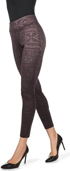 Me Moi MemoiNativeAmericanInspiredShapingLeggingsBlackM-L