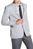Thumbnail for your product : Vince Camuto White Checked Two Button Notch Lapel Trim Fit Sport Coat